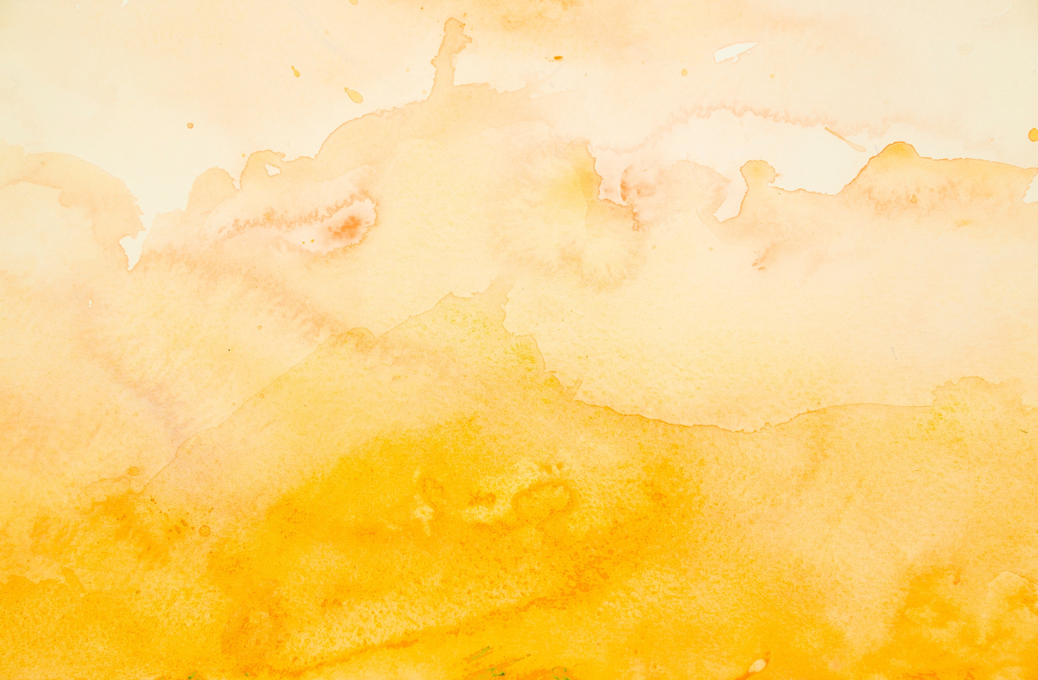 Yellow Watercolor Background